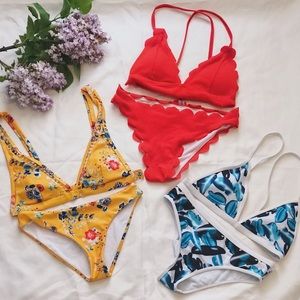 3 SHEIN swimsuits